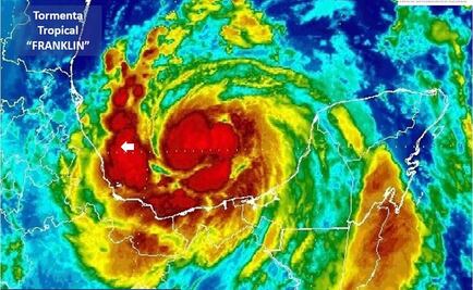 "Franklin" se dirige hacia Veracruz; prevé gobernador desbordamiento de ríos