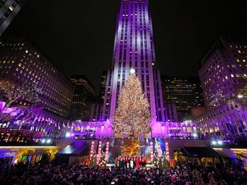 Árbol de Navidad del Rockefeller Center llega a Nueva York; estará adornado por más de 50 mil focos LED