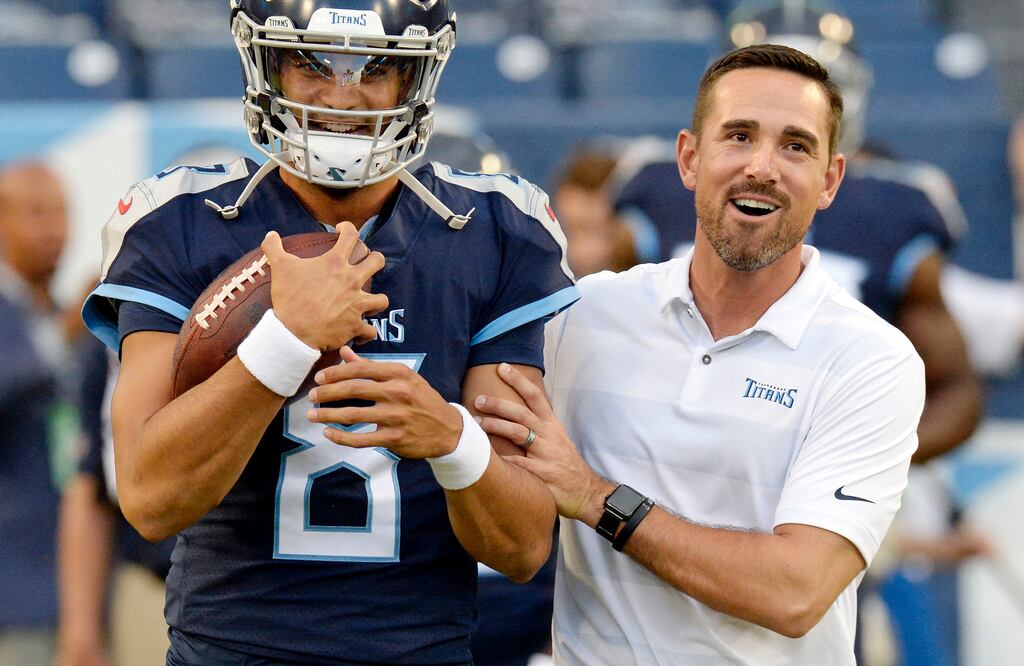 LaFleur estuvo como coordinador ofensivo de Titans. Foto: AP