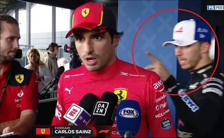 Pierre Gasly enfurece e interrumpe entrevista de Carlos Sainz para hacerle un duro reclamo