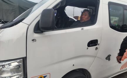 Balean a chofer en la México-Pachuca; logró llegar herido hasta Indios Verdes para pedir ayuda