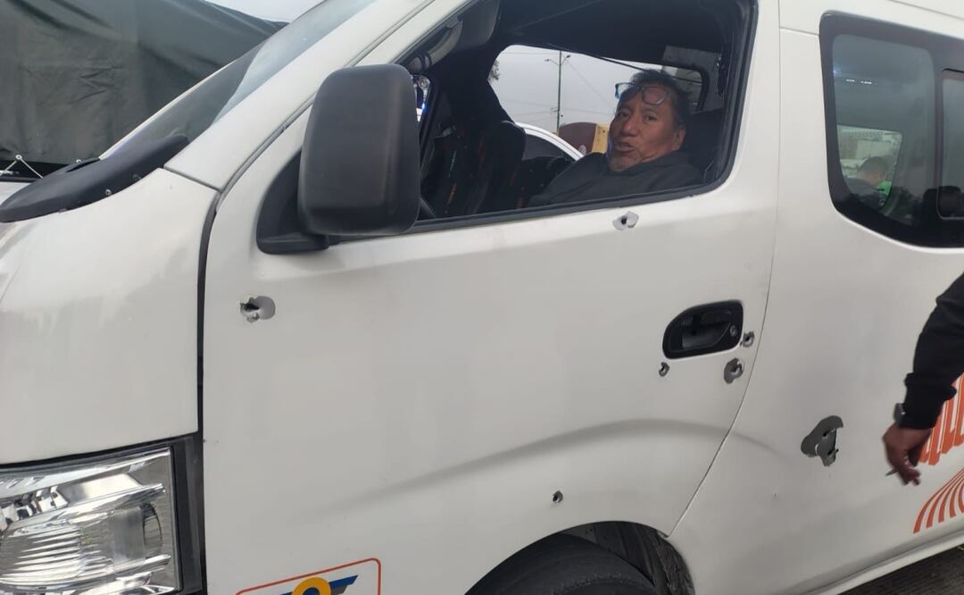 Balean a chofer en la México-Pachuca; logró llegar herido hasta Indios Verdes para pedir ayuda. Foto: Especial