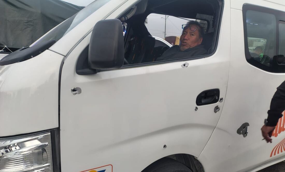 Balean a chofer en la México-Pachuca; logró llegar herido hasta Indios Verdes para pedir ayuda. Foto: Especial