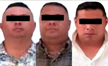 Detienen a tres hombres por presunta extorsión y despojo de propiedad; podrían darles hasta 50 años en prisión
