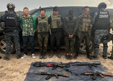 Reportan 1 asesinato y detención de 7 presuntos integrantes del CJNG en Zacatecas