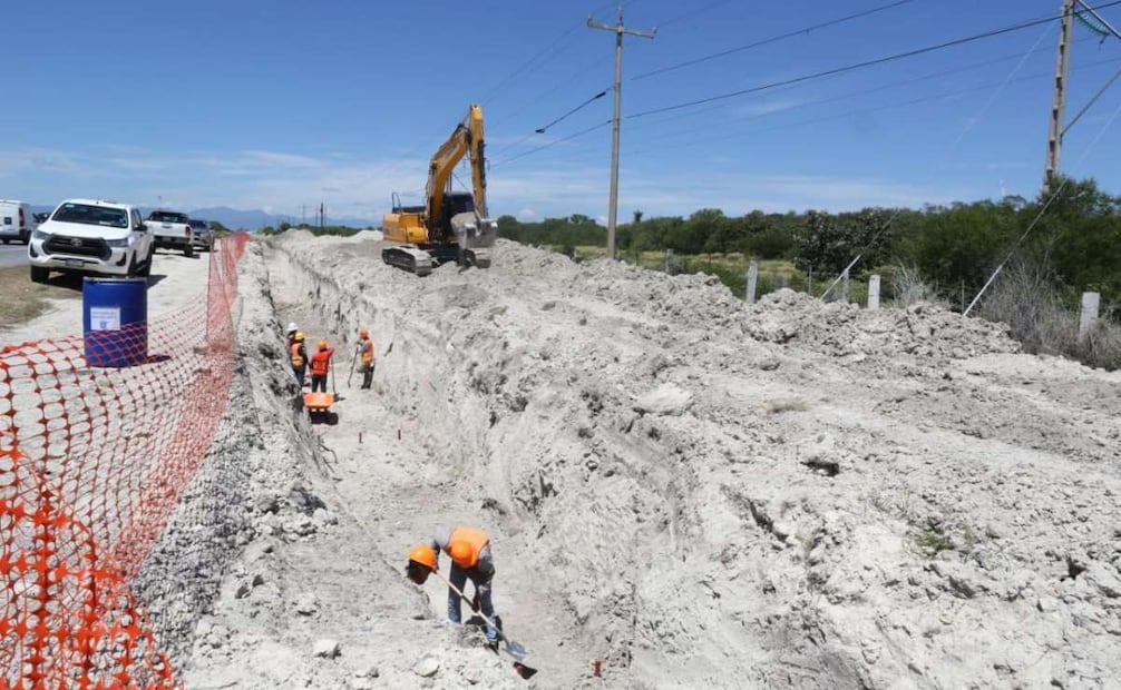 Inicio de segunda línea del acueducto en Ciudad Victoria (28/08/2025). Foto: Especial