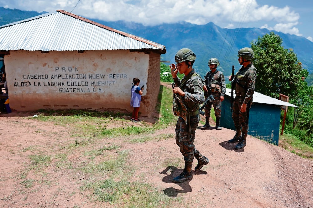 Las autoridades de Guatemala reforzaron la seguridad en la frontera. Foto: Especial