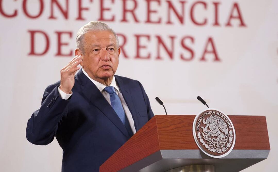 AMLO consideró que la política de Estados Unidos es de hace dos siglos. Foto: Germán Espinosa/EL UNIVERSAL