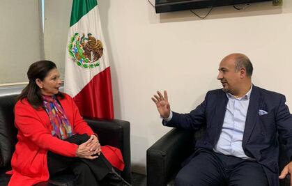Embajadora María Teresa Mercado agradece reconocimiento de AMLO