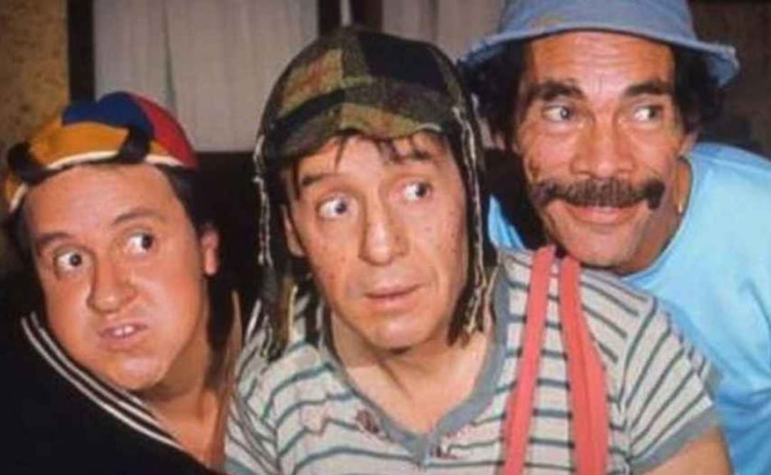 Quico, El Chavo y Don Ramón. Fuente: Instagram @carlos_kiko1