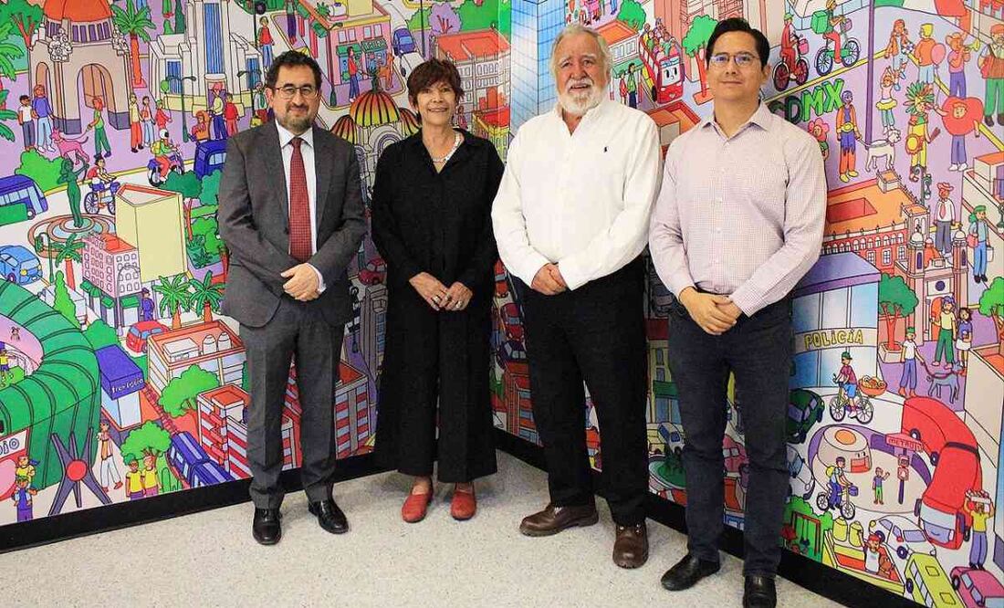 Miembros del gabinete de CDMX se reúnen con la nueva titular de IPDP (02/04/2025). Foto: Especial