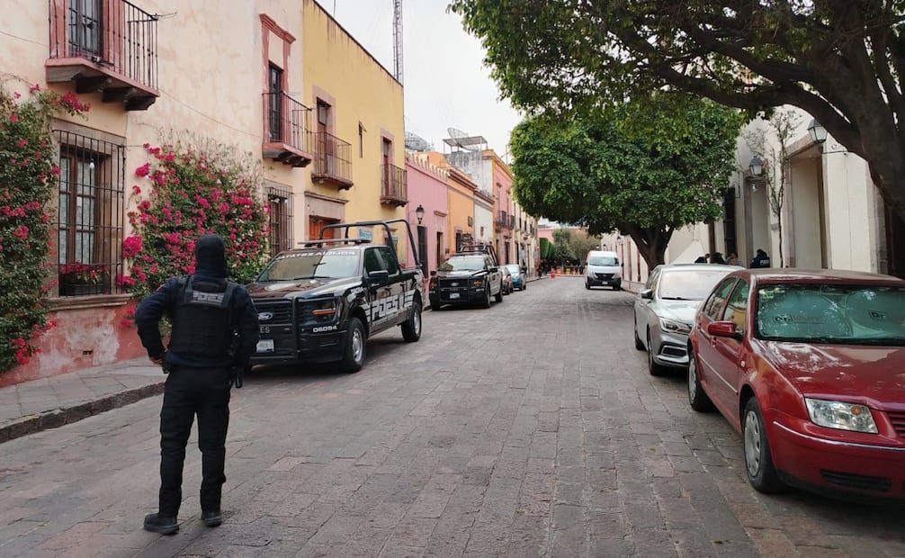 Blindan centro de Querétaro por 109 aniversario de la Constitución de 1917. Foto: Eduardo Dina / EL UNIVERSAL