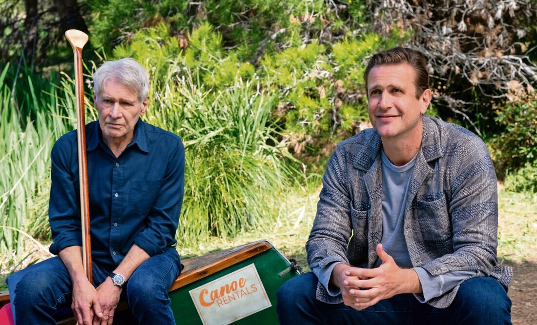 Harrison Ford interpreta en la serie de comedia y drama a Paul, un terapeuta, y Jason Segel a Jimmy, el paciente que acaba de enviudar. Foto: Apple TV+