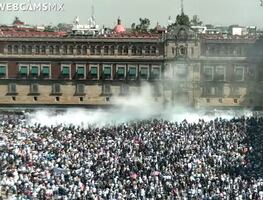 Marcha Generación Z: ¿Qué tanta gente hubo en el Zócalo de la CDMX?; Webcams captan movilización