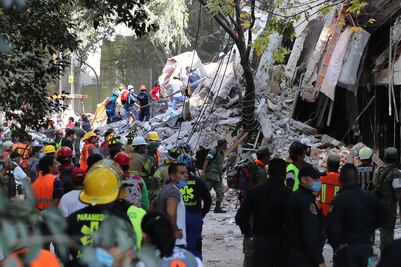 ​Tras sismo, Cruz Roja atiende a 20 personas en Hospital de Polanco