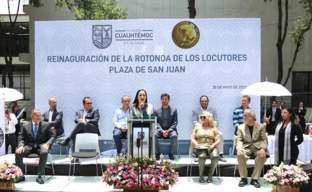 Rotonda de los Locutores en la Plaza San Juan. Foto: Especial