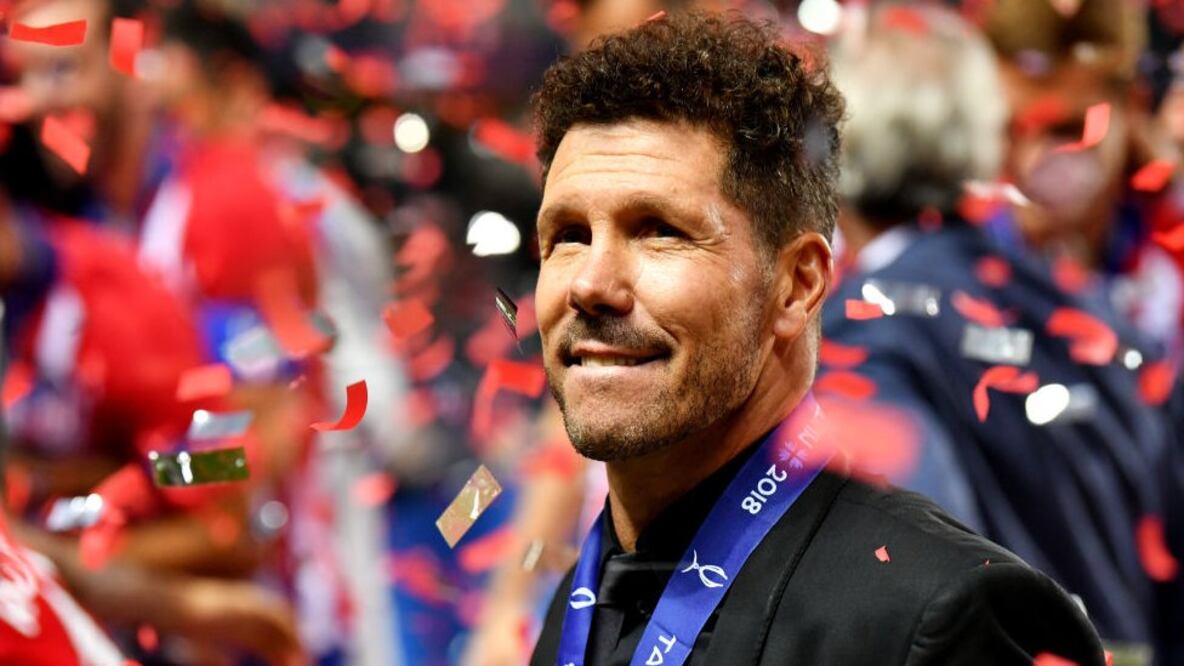 Diego Simeone, técnico del Atlético 