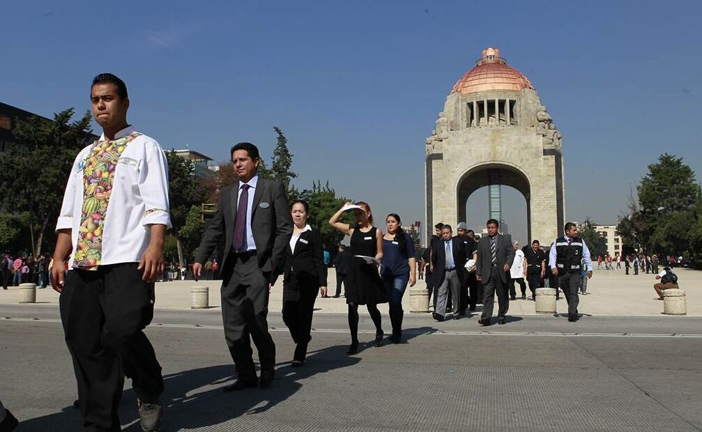 Simulacro contra sismos. Foto: Archivo EL UNIVERSAL