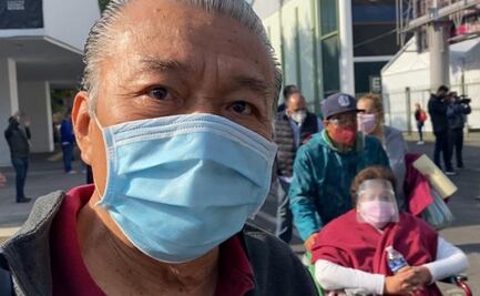 "La vacuna es buena opción para estar con la familia", dice abuelito vacunado en Miguel Hidalgo