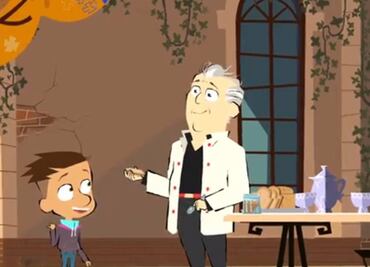 Barenboim se convierte en dibujo para enseñar música