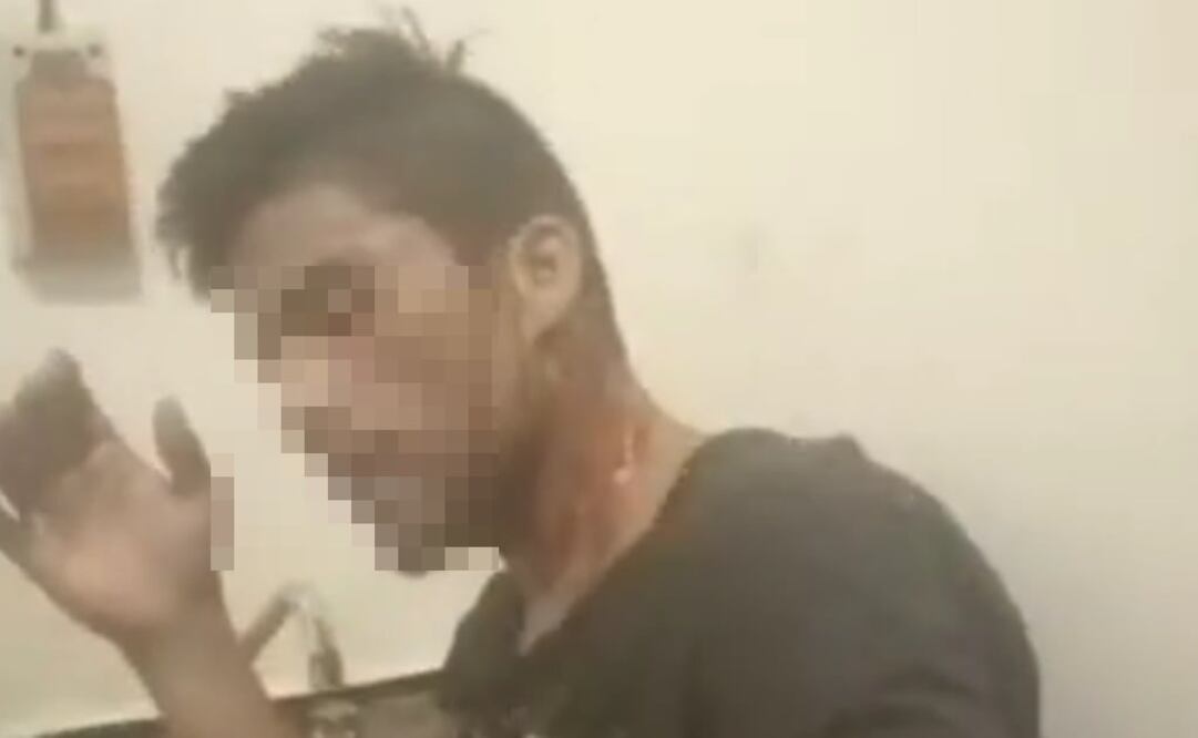 Sorprende a presunto ladrón en su casa y lo golpea