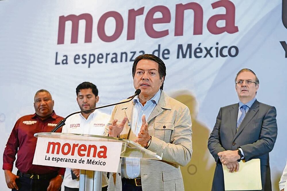 El dirigente nacional de Morena, Mario Delgado, aseguró que el gobierno de México no violó los datos personales de María Amparo Casar al difundirlos en internet Foto: German Espinosa El Universal