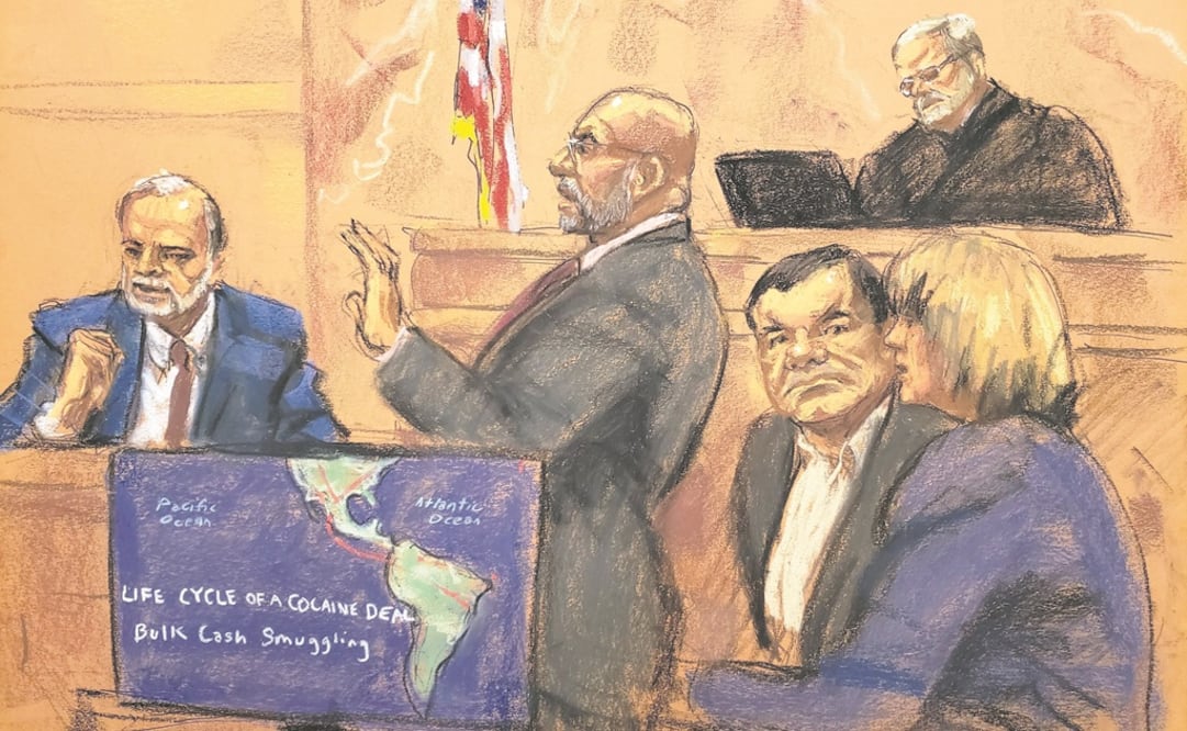 “Se agarró el boom cocainero”, comentó Miguel Ángel Martínez, El Gordo, para explicar el rápido enriquecimiento de Joaquín Guzmán en el juicio que se le sigue a éste en una corte de Nueva York. Foto: ARCHIVO EL UNIVERSAL