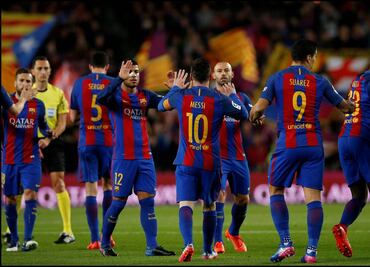 Barcelona golea 6-1 al Sporting Gijón