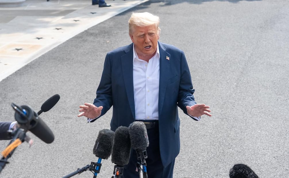 El presidente estadounidense, Donald Trump lanza ofensiva contra medios de comunicación públicos (imagen ilustrativa). Foto: Xinhua