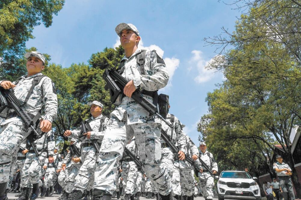 Refuerzos. Autoridades federales presentaron el domingo 1 de julio al grupo de seguridad federal. Foto: ARCHIVO EL UNIVERSAL