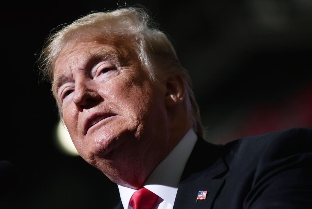 El presidente Donald Trump. Foto: AFP