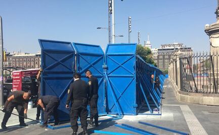 Retiran vallas de la Catedral Metropolitana tras marcha del 8M