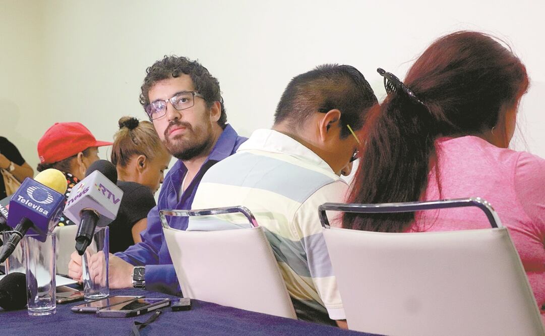 El defensor independiente de derechos humanos, Alan Domínguez Muñoz, ofreció apoyo a familiares de las víctimas del ataque al centro nocturno El Caballo Blanco y dijo que el Estado está obligado a brindarles atención. Fotos: OMAR CONTRERAS. EL UNIVERSAL