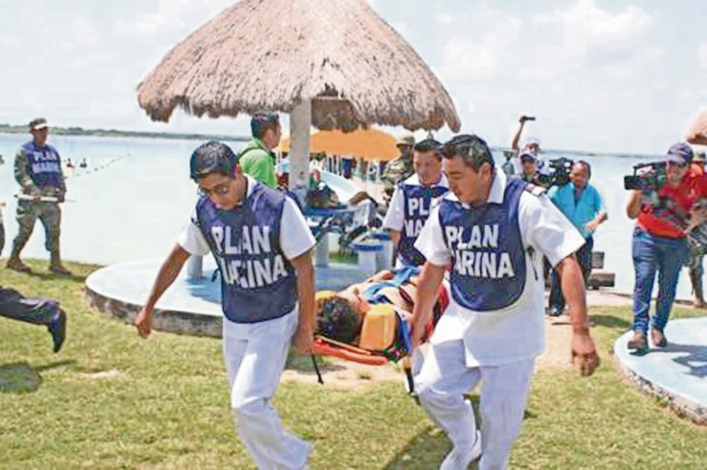Elementos de la Semar patrullarán las playas para garantizar la seguridad de los vacacionistas. Fueron distribuidos 183 agentes de sanidad naval y 411 elementos salvavidas. (ESPECIAL)