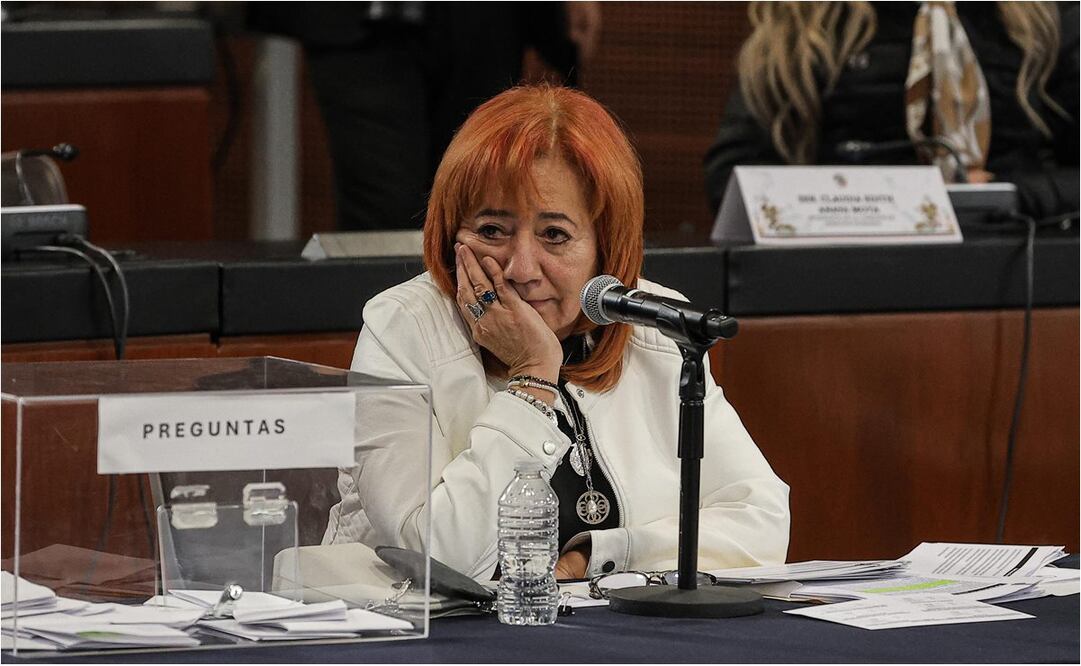 Rosario Piedra Ibarra comparece en el Senado, busca reelección en la CNDH. Foto: Gabriel Pano/EL UNIVERSAL