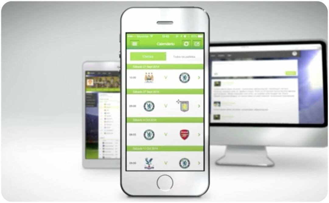 En el sistema se puede consultar información por equipo y miembros, es posible conocer desde el calendario, la cancha, alineaciones y tácticas, hasta los amonestados