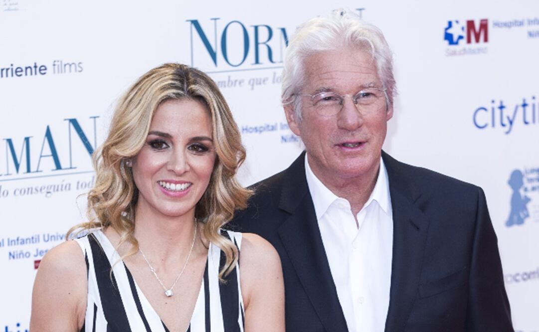 Richard Gere y Alejandra Silva. Foto: Archivo  