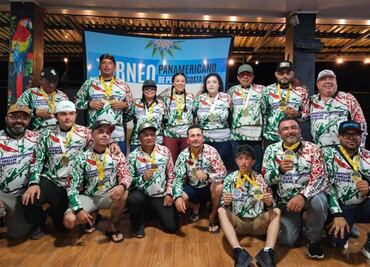 México gana medalla de oro en Campeonato Panamericano de Pesca de Playa en Costa Rica