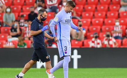 Gerard Piqué es baja del Barcelona por lesión
