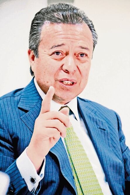 A favor de migrantes. César Camacho se pronunció a favor de una férrea defensa de los derechos humanos de los migrantes que viven en Estados Unidos (ARCHIVO EL UNIVERSAL)