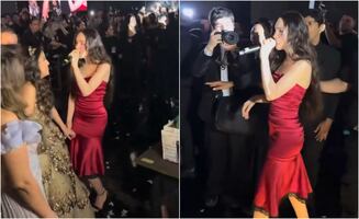 Belinda y su presencia en lujosos XV años en Tabasco; le cantó a la cumpleañera 