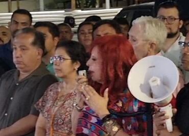 “No estoy para cumplir caprichos de nadie”, responde Layda Sansores a policías sobre renuncia de Marcela Muñoz