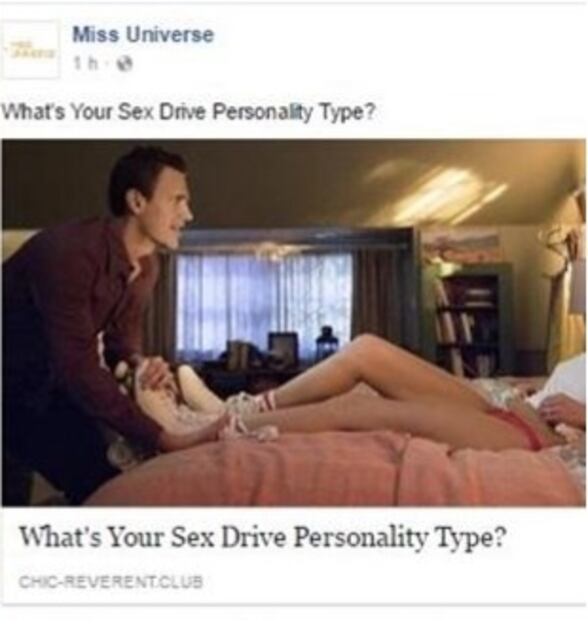 Facebook de Miss Universo fue hackeado