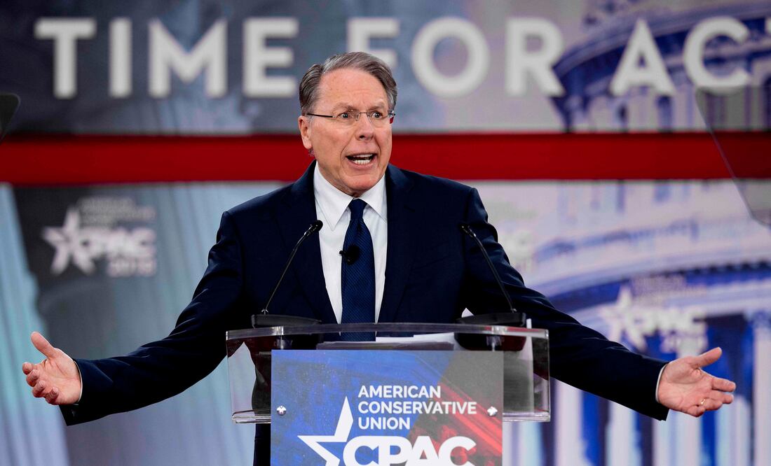 Wayne LaPierre, vicepresidente de la Asociación Nacional del Rifle (NRA) (Foto: AFP)