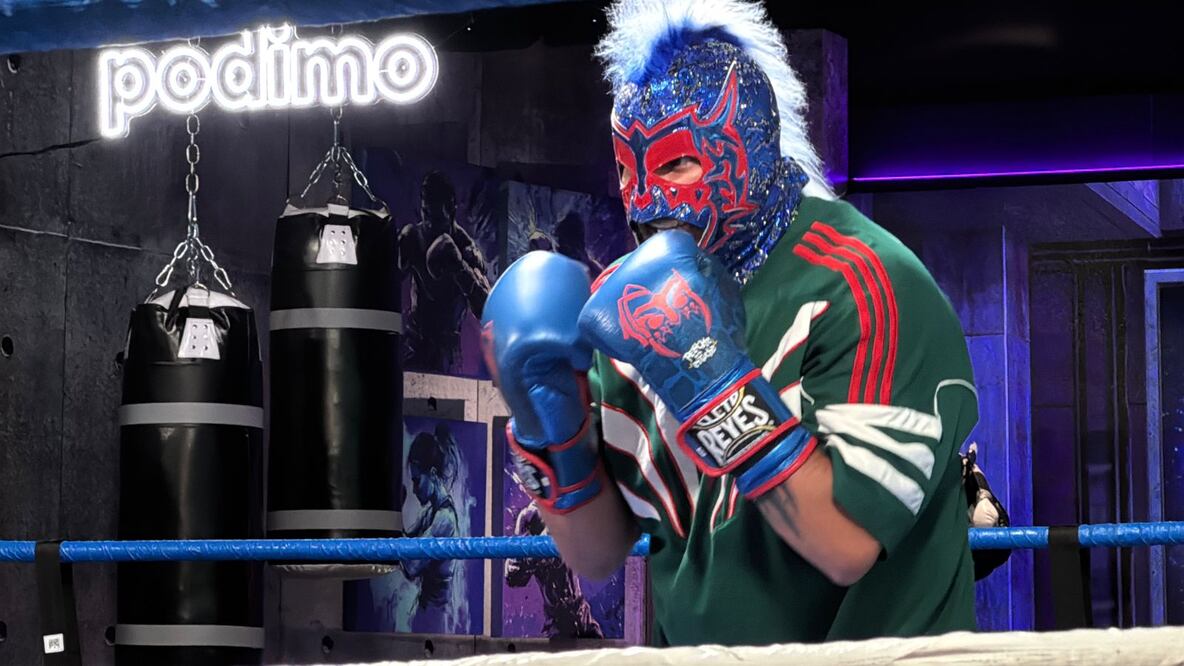 Escorpión Dorado en entrenamiento, previo al Supernova Orígenes 2025 - Foto: Edgar Enríquez/EL UNIVERSAL