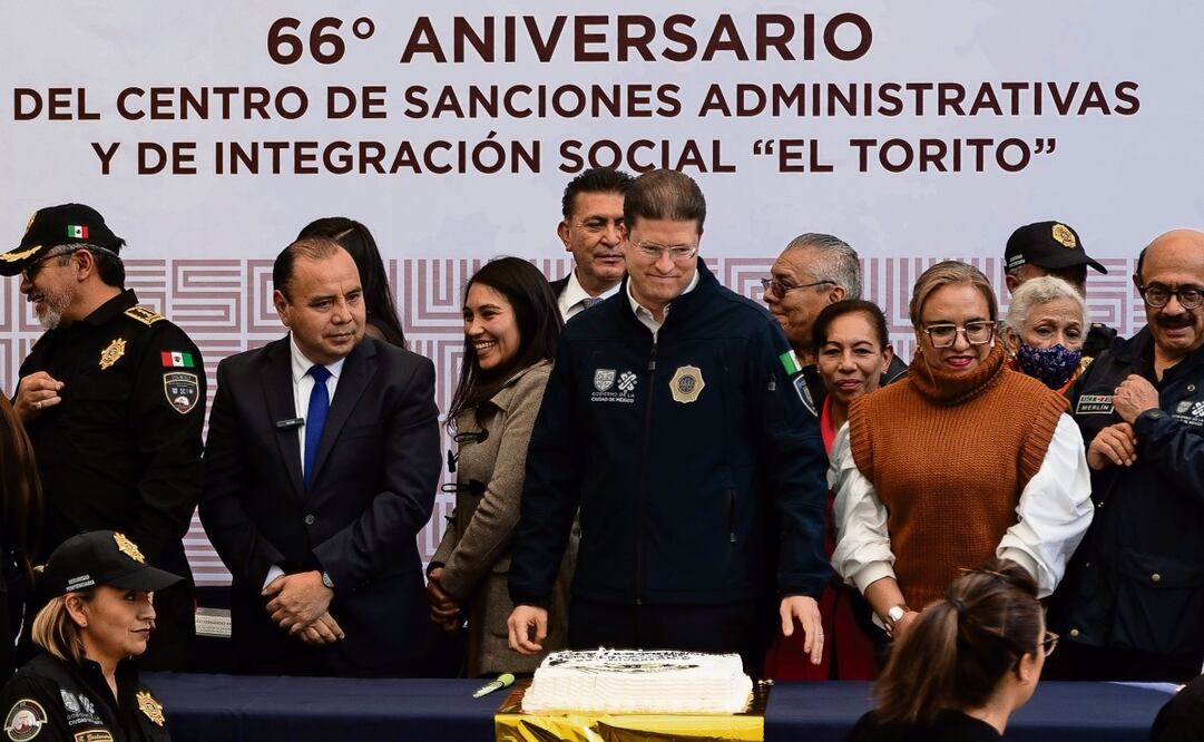 El titular de la SSC destacó la labor de El Torito durante 66 años. Foto: Hugo Salvador | El Universal