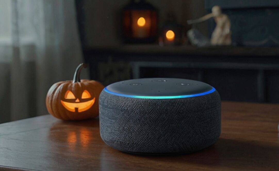 Celebra Halloweeen con Alexa de una manera especial. Foto: Imagen generada con IA
