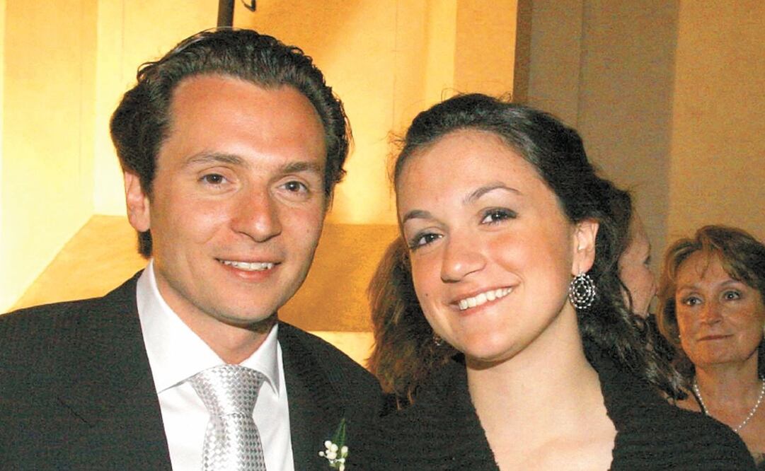 Emilio Lozoya y su hermana, Gilda Susana Lozoya Foto: Archivo