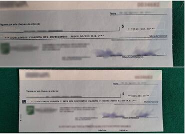Aseguran en Aduana de Toluca cheques por más de 3 mdp sin declarar