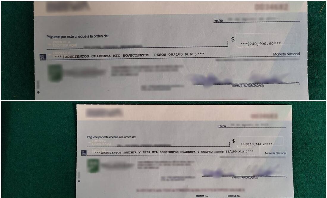 Aseguran cheques en Aduana de Toluca / Foto: Especial